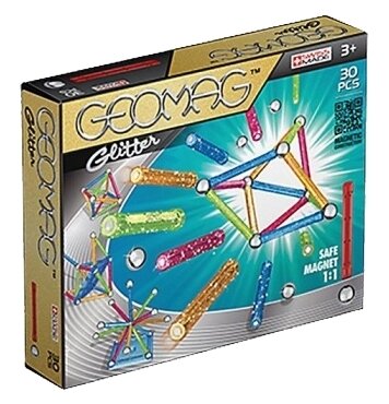 Конструктор Geomag магнитный Glitter 30 деталей