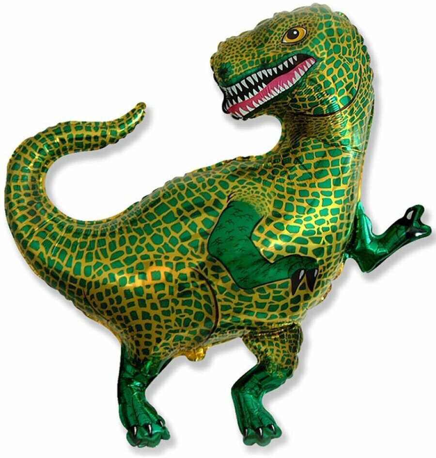 Воздушный шар, Зелёный Тираннозавр, 82 см