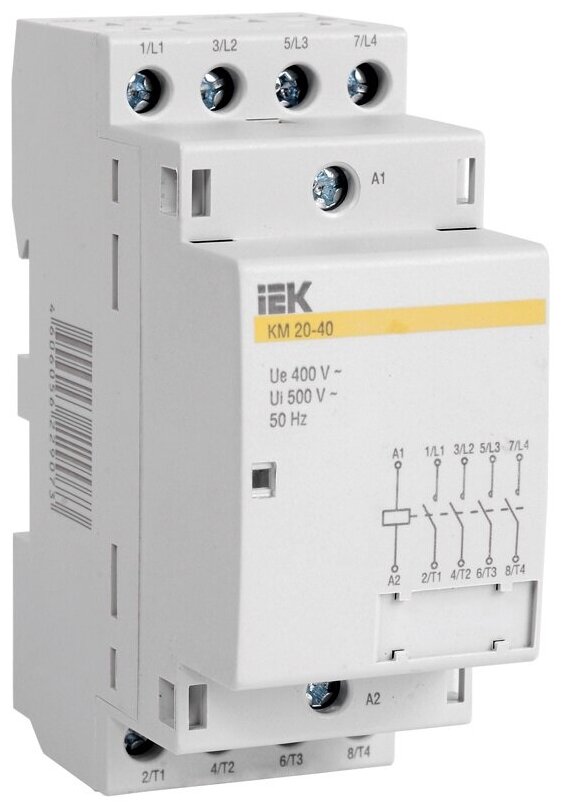 фото Модульный контактор IEK MKK20-25-40 25А