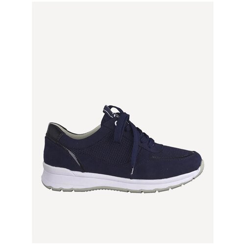 фото Ботинки на шнурках женские,цвет синий,размер 37 jana