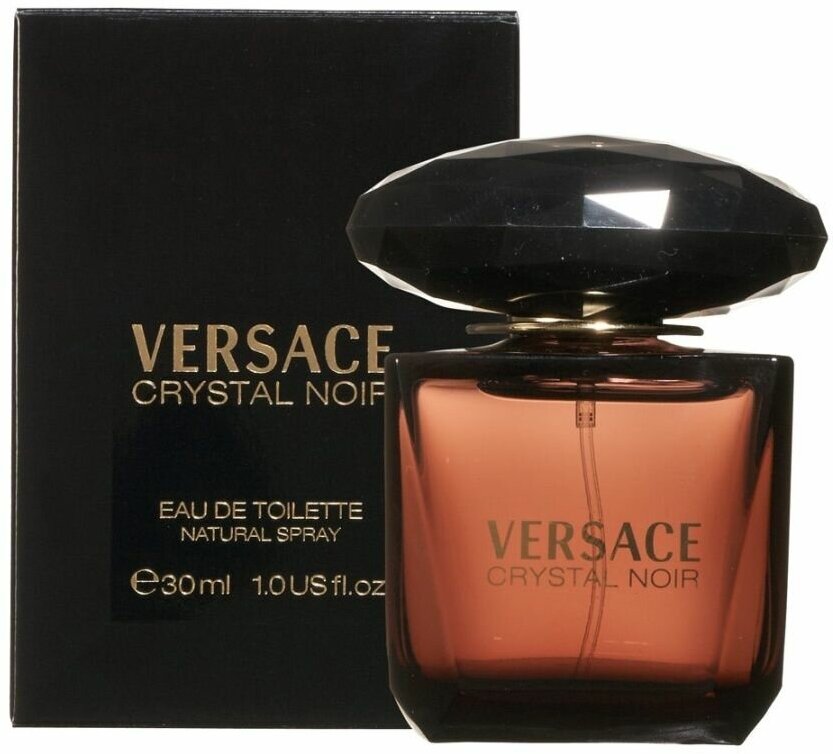 Женская парфюмерная вода Versace Crystal Noir, 30 мл.