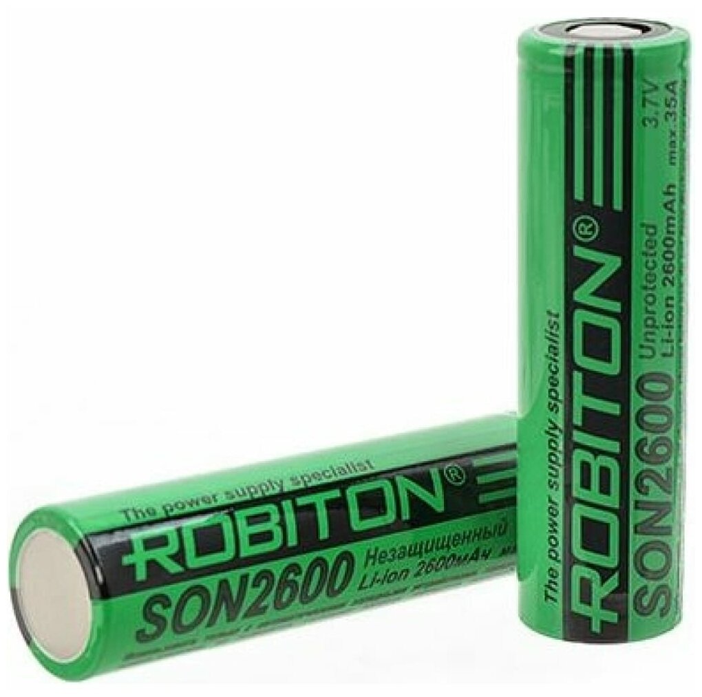 Аккумулятор Robiton 18650 3000 mAh 15A (Sony Li-ion)