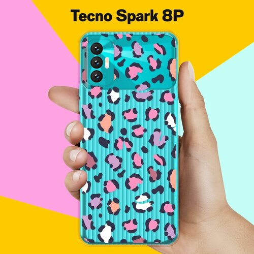 Силиконовый чехол на Tecno Spark 8P Пятна 50 / для Техно Спарк 8П силиконовый чехол на tecno spark 8p узор 50 для техно спарк 8п