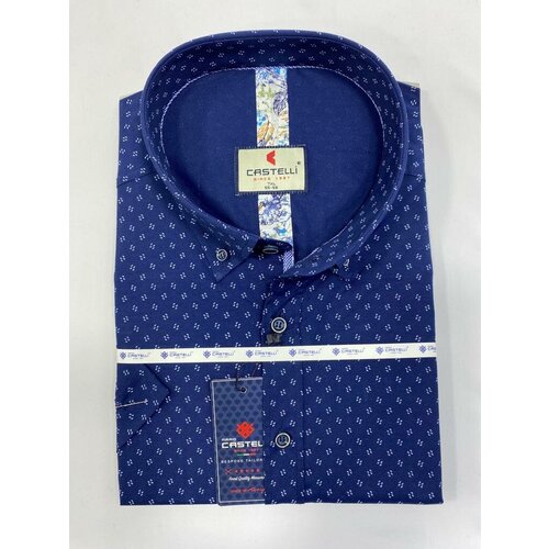 Рубашка Castelli, размер 9XL(76), синий