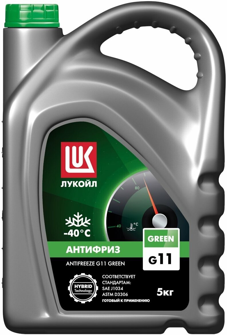 Жидкость Лукойл Антифриз G11 Green 5кг LUKOIL арт. 227386