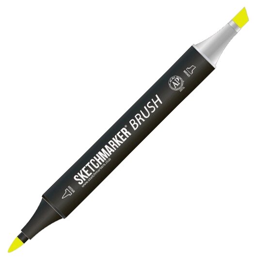 Маркер Sketchmarker Brush двухсторонний на спирт.основе цв.G13 Груша