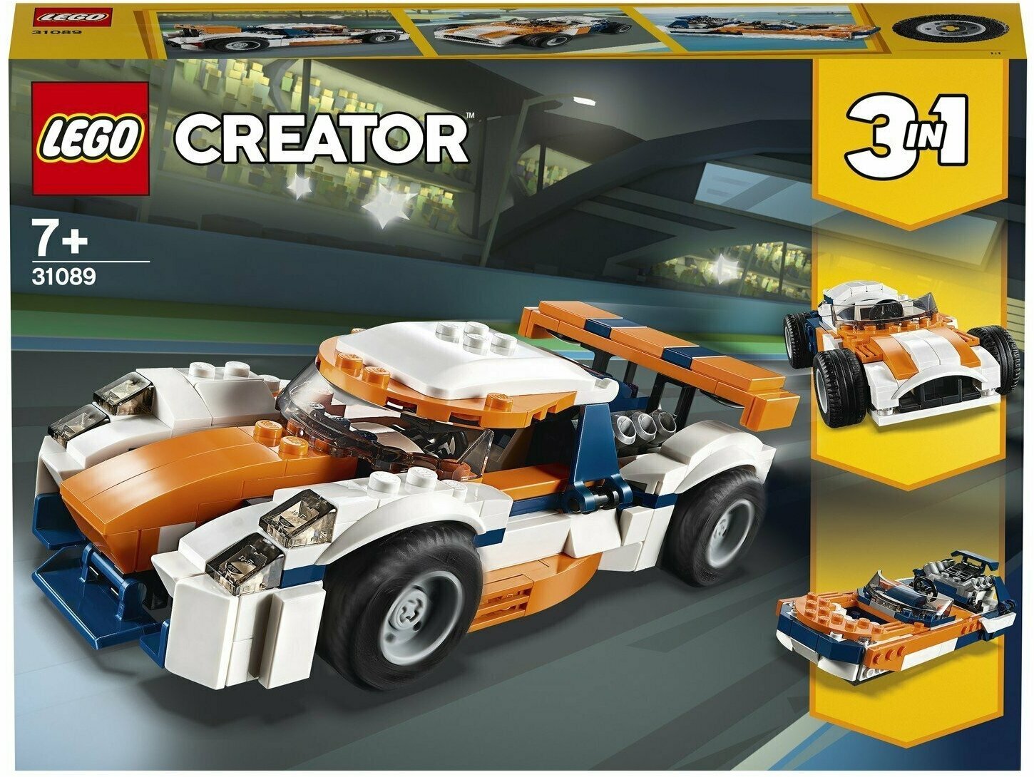 LEGO Creator Гоночный автомобиль Оранжевый 31089