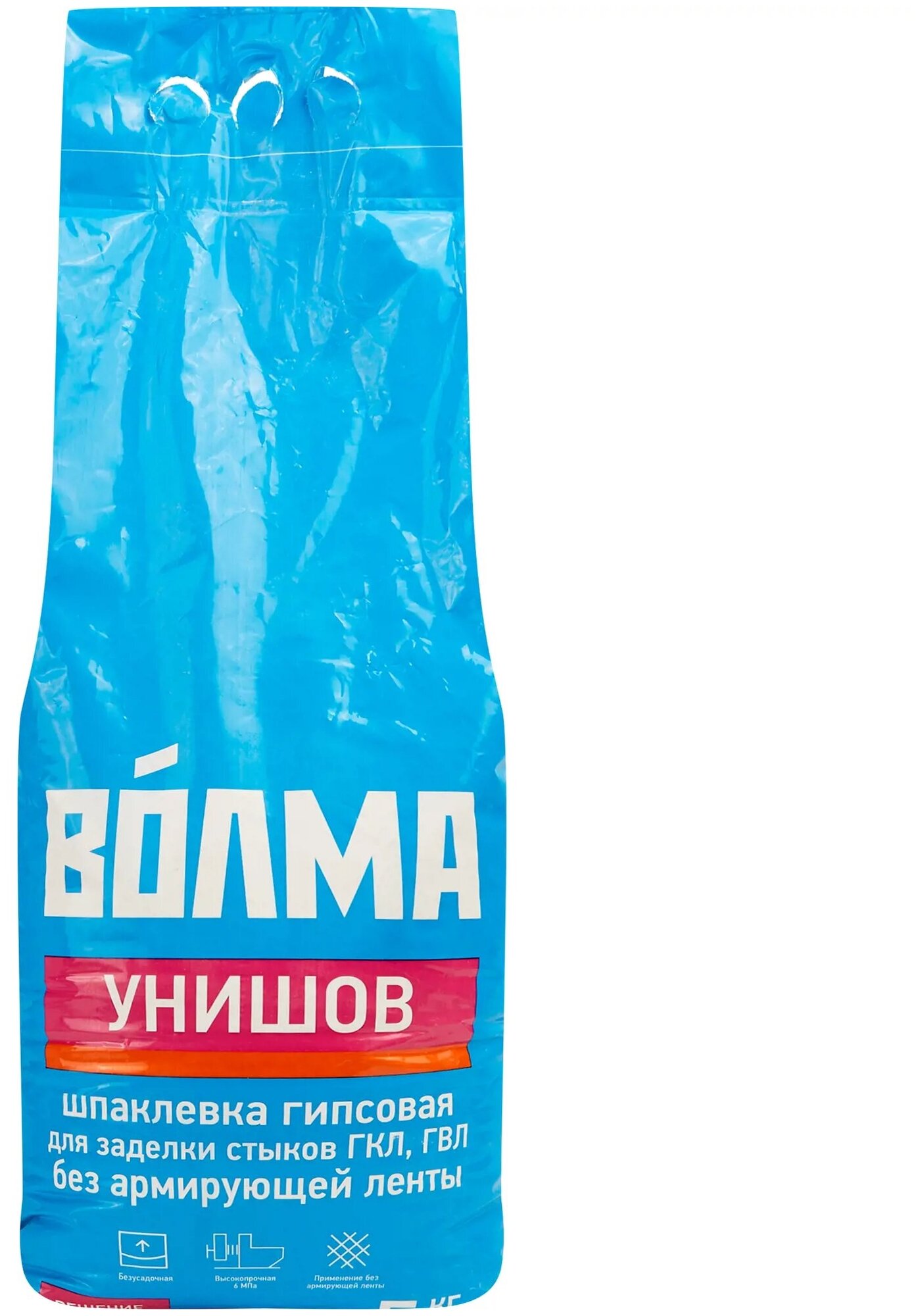Изображение Шпаклевка гипсовая Волма универсальный шов 5 кг