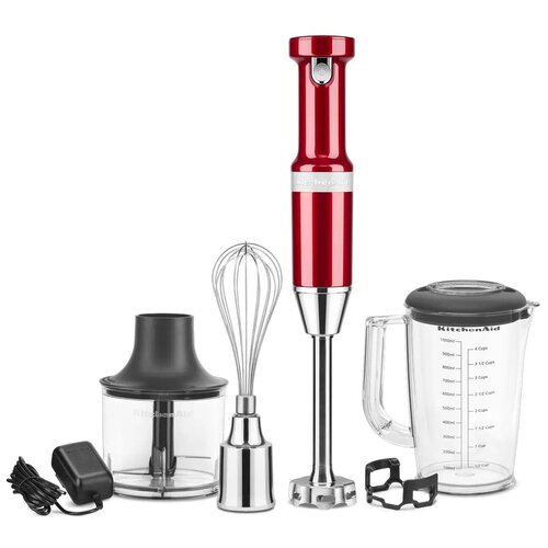 Блендер погружной беспроводной KitchenAid Cordless серебряный медальон 5KHBBV83EMS 1999000₽