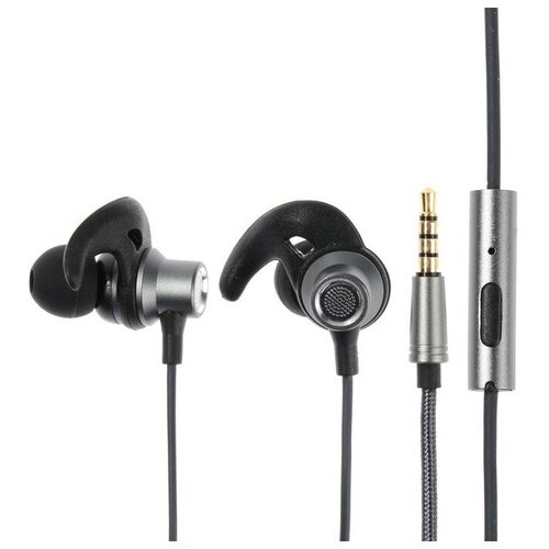 Наушники Blast BAH-295 микрофон вакуумные 101 дБ 32 Ом 35 мм 12 м черные 56300₽