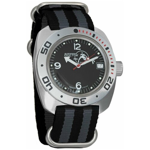 Наручные часы Восток Амфибия, серый наручные часы восток амфибия механические с автоподзаводом амфибия 110651 black grey серый