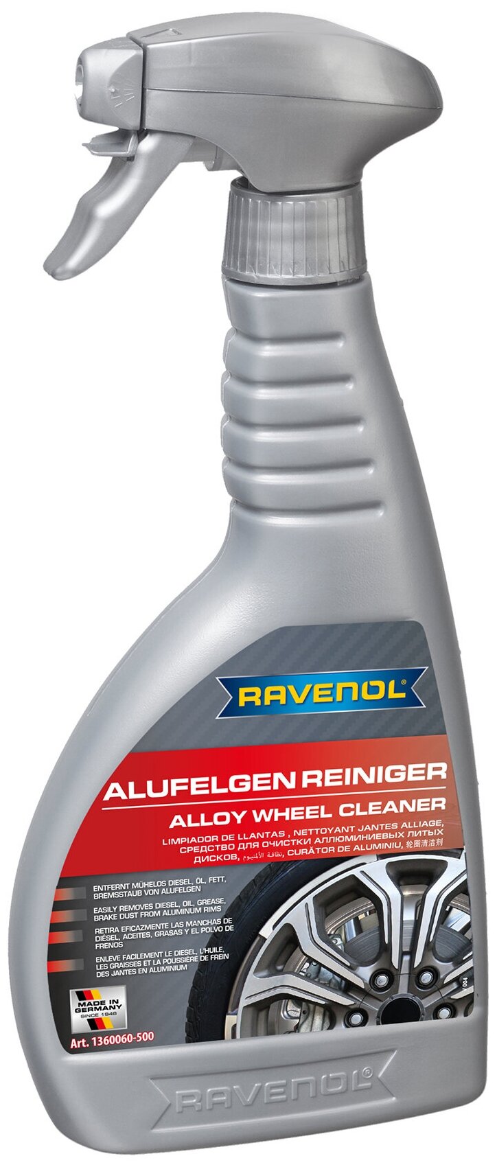 Полироль для алюм дисков RAVENOL Alu-Felgen-Reiniger intensiv (05л)