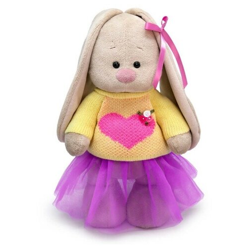 Мягкая игрушка «Зайка Ми в свитере с сердцем», 32 см плюшевый заяц в свитере с сердцем мягкая игрушка зайка голубой 60 см