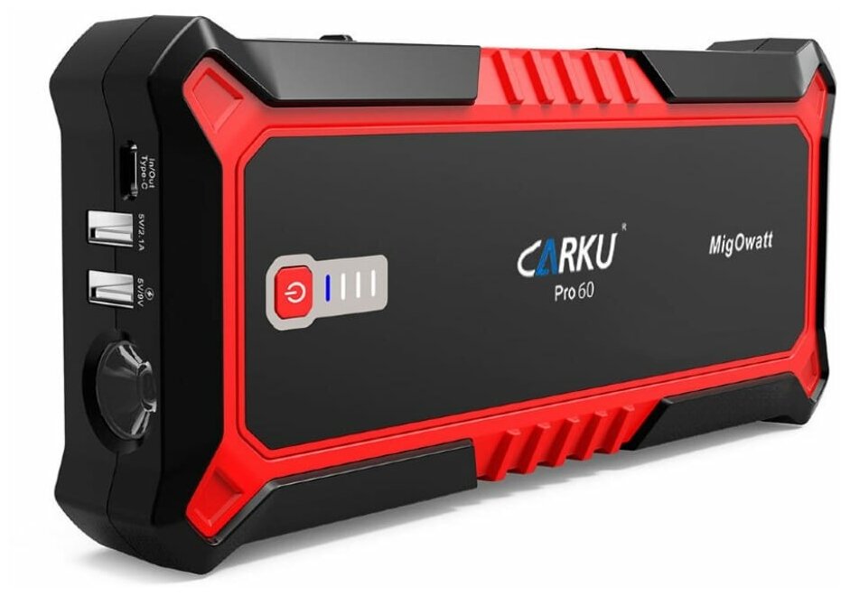 CARKU портативное пуско-зарядное устройство 25000 mAh jump starter Pro-60