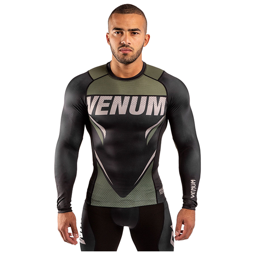 Рашгард Venum, размер XS, черный толстовка venum one fc impact black khaki s