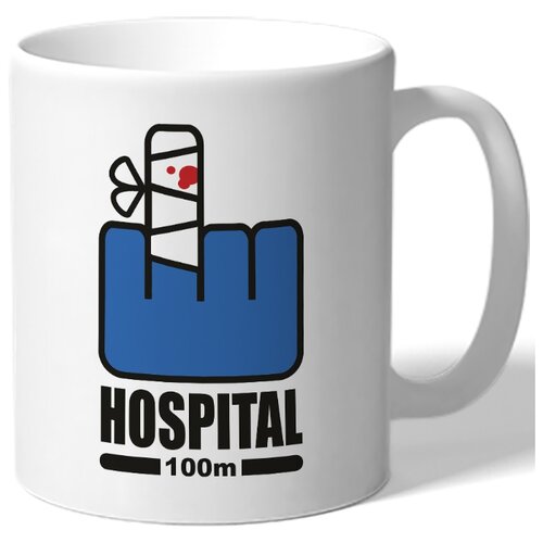 фото Кружка hospital 100m drabs