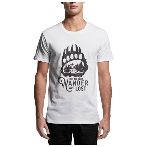 фото Футболка мужская black pack "wander", белая, 54/xxl