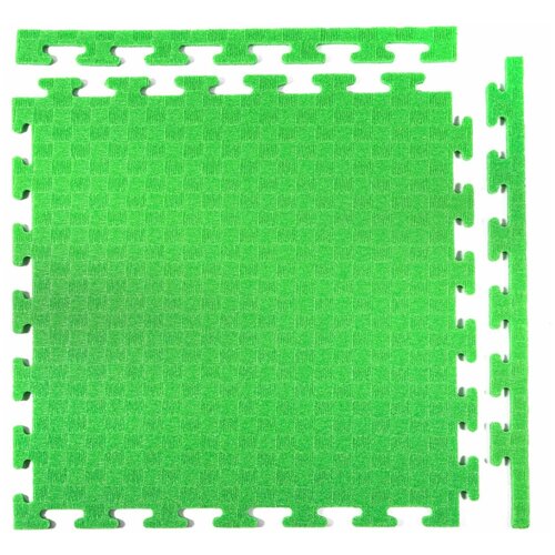 фото Коврики под тренажеры dfc мат - пазл для фитнесса и тренажеров, от 5 шт зеленый