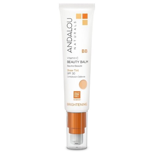 фото Andalou Naturals ВВ крем бальзам Brightening SPF30 58 мл, оттенок: натуральный