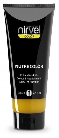 Nirvel Nutre Color Гель-маска для волос желтый, 200 мл, туба