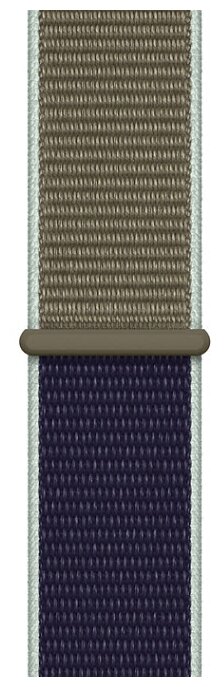 Ремешок Apple Sport Loop для Apple Watch Series 3/4/5/6/SE темный ультрамарин (MYA82ZM/A) 44мм - фото №1
