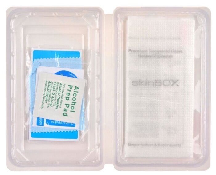 Защитное стекло SkinBox для Apple Iphone XR черный фото 3