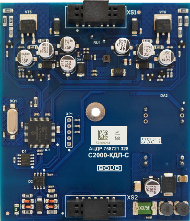 С2000-КДЛ-С Контроллер двухпроводной линии связи.