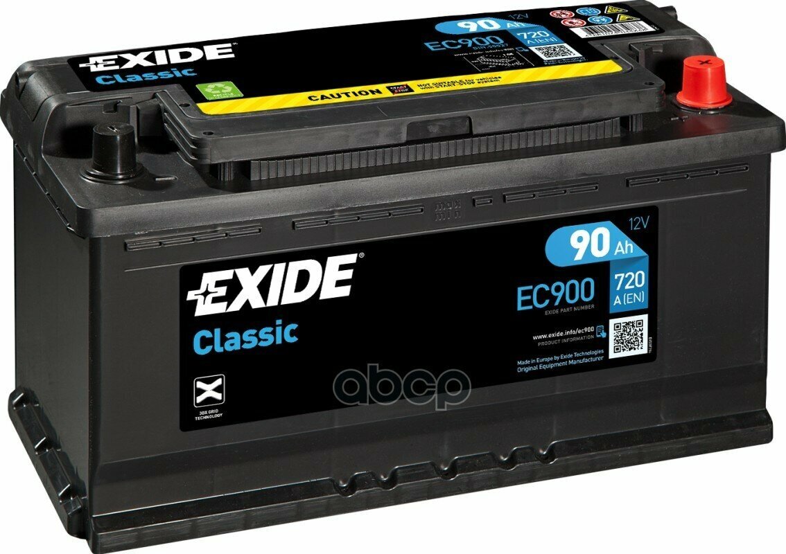 Аккумуляторная Батарея EXIDE арт. EC900