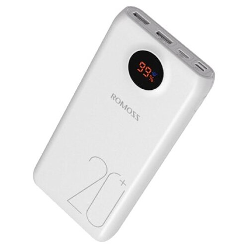 Аккумулятор Romoss SW20 Pro, 20000 mAh, белый