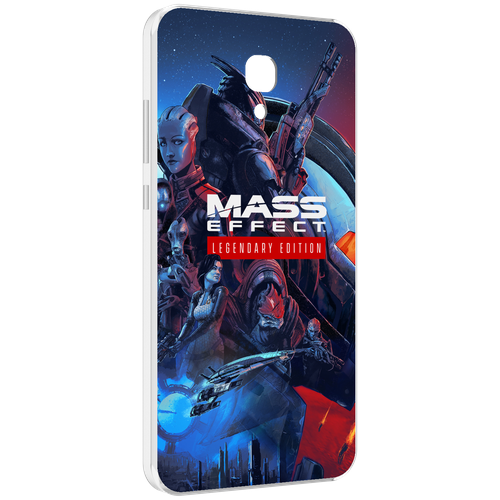 Чехол MyPads Mass Effect Legendary Edition для Meizu M6 (M711Q) задняя-панель-накладка-бампер