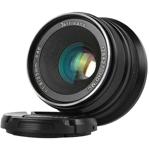 Объектив 7Artisans 25mm F18 X Mount Чёрный 1005600₽