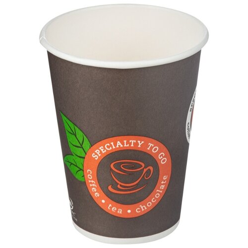 Стакан одноразовый Coffee-to-Go Стакан одноразовый бумажный однослойный d 90мм 300мл Coffee to Go 50 штук в упаковке