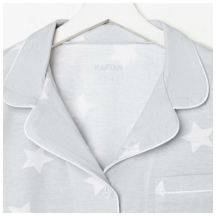 Пижама женская (рубашка и брюки) KAFTAN "Star" размер 40-42 - фотография № 12