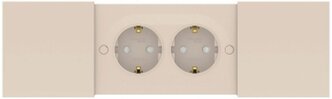 Розетка Schneider Electric AtlasDesign ATN000228, бежевая, надежная, для дома и офиса