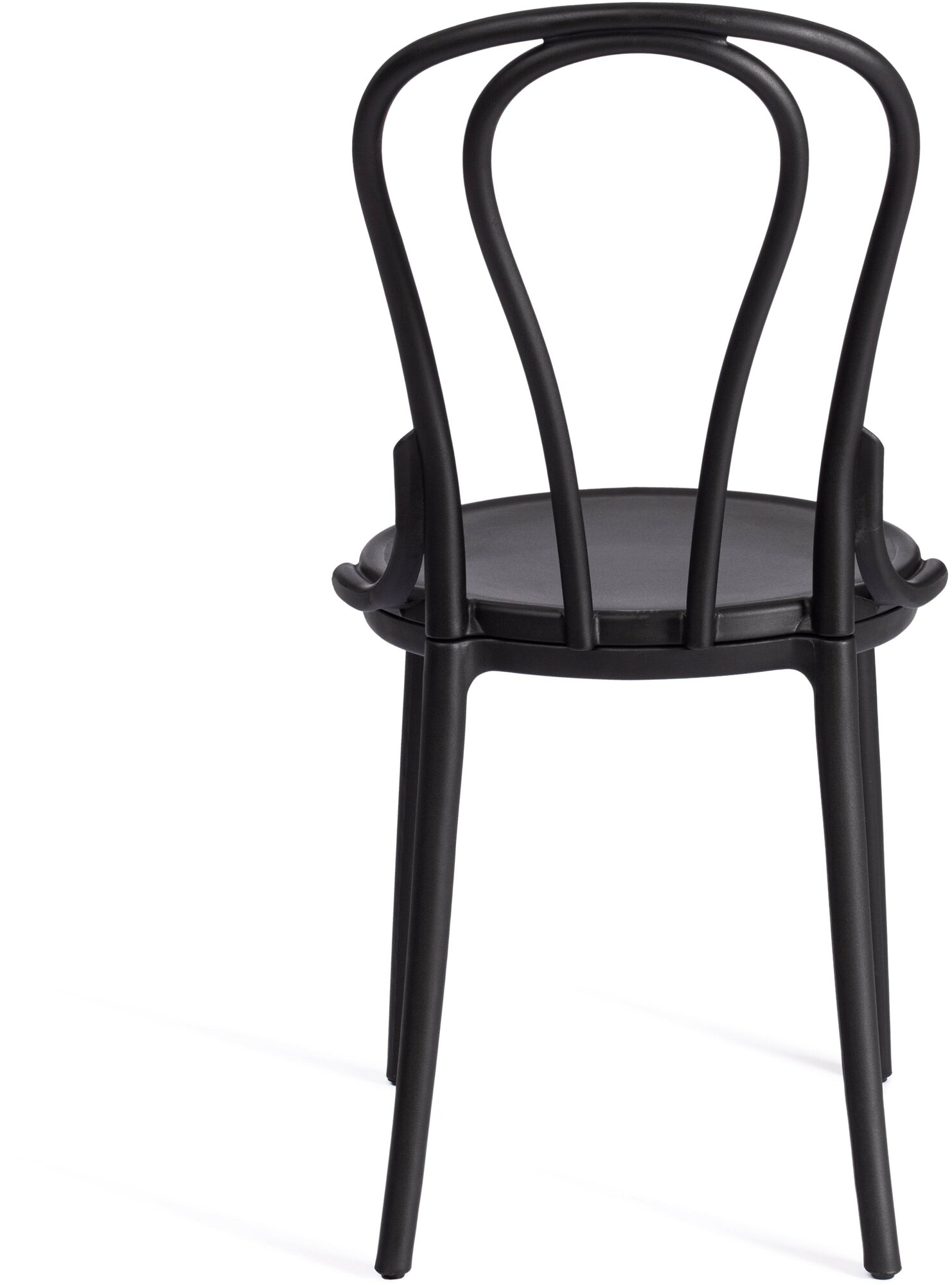 Стул для кухни TetChair THONET (mod. PL62), пластик, черный, 1 шт. в уп. - фотография № 4