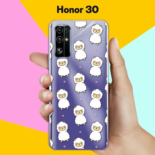 Силиконовый чехол Узор из лам на Honor 30 силиконовый чехол узор из лам на honor 9c