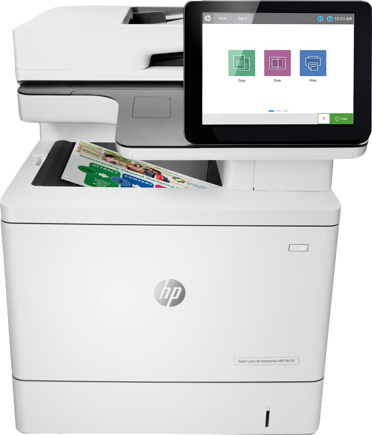 Лазерное МФУ/ HP Color LaserJet Enterprise MFP M578dn