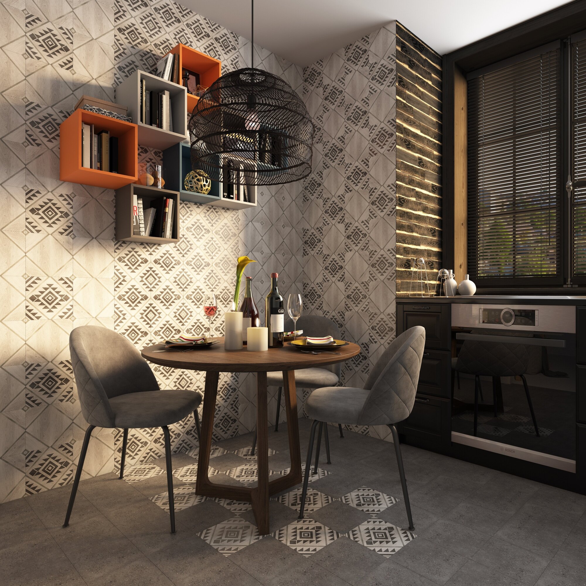 Керамогранит Everstone grey PG 02 200х200 (0.88 м² / 22 шт) — купить в ...