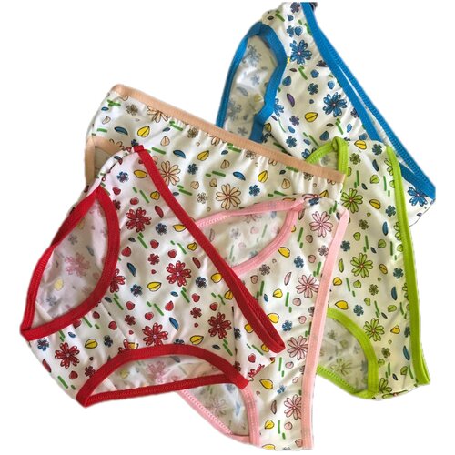 Набор трусов для девочек 5 шт. цветы в ассортименте (2-3 года, COOL KID)