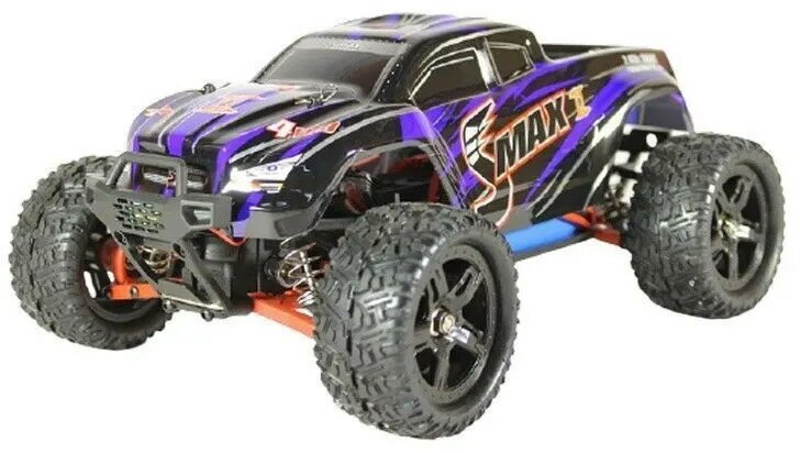 Радиоуправляемый монстр Remo Hobby SMAX UPGRADE V2.0 (синий) 4WD 2.4G 1/16 RTR