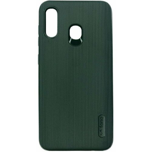 Чехол для смартфона Fono Pro, рифленая для Samsung Galaxy M10S, зеленый