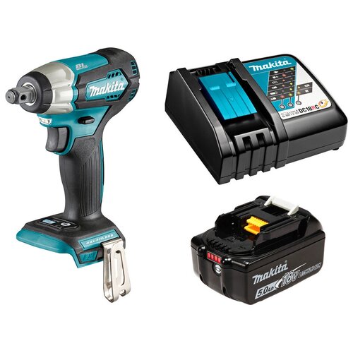 Гайковерт аккумуляторный 18В 180Нм - 12 Makita DTW181 Li-Ion 1x5Ач зу DTW181RT 2654000₽
