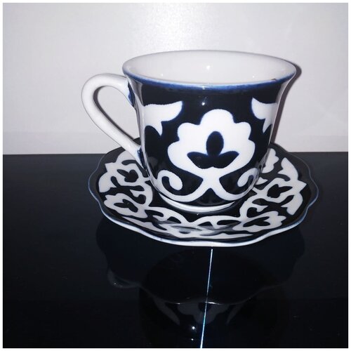 Чашка чайная с блюдцем 200мл Пахта