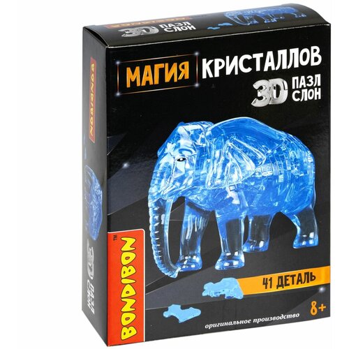 пазл 3d магия кристаллов эйфелева башня 80 деталей bondibon Пазл 3D Китай Магия кристаллов, Слон, 41 деталь, (ВВ5234)удалить ПО задаче