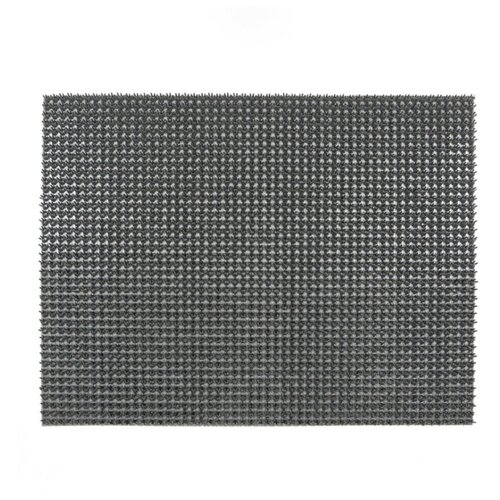 фото Коврик-щетинка 45х60 см, серый металлик homestar