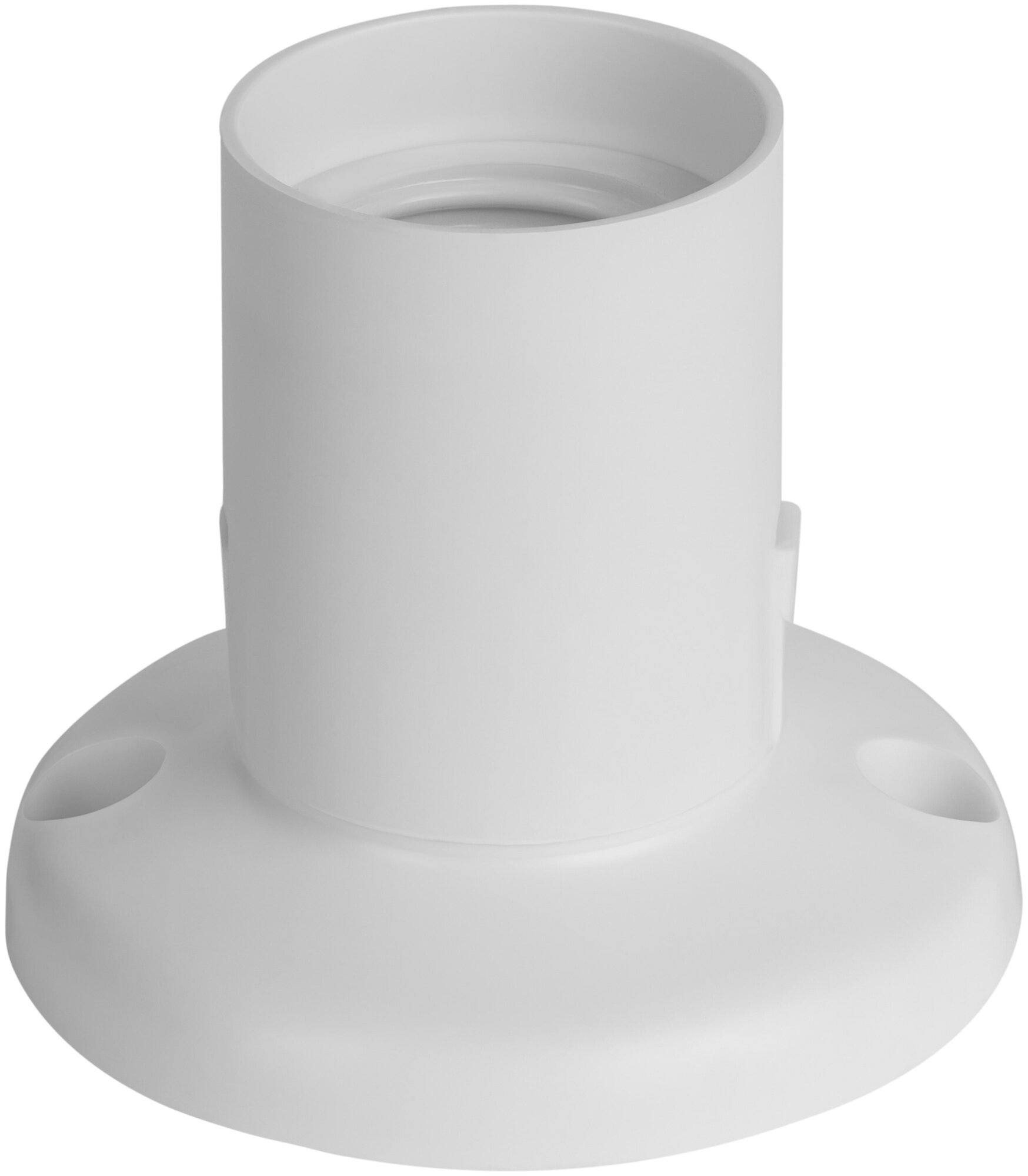 фото Патрон E27 потолочный гладкий белый REV 24539 1