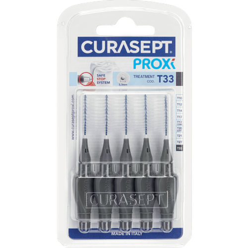 Curasept Proxi T33 Antracite межзубной ершик 1 шт curasept proxi t10 fuchsia межзубной ершик 1 шт