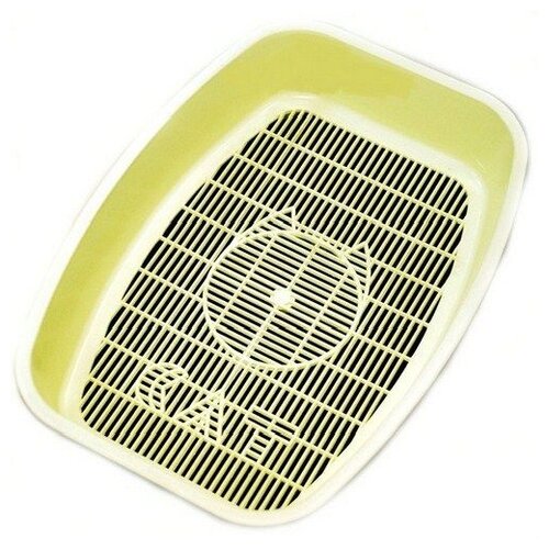 Туалет для кошек CAT STEP 32х23х6см с сеткой малый 406₽