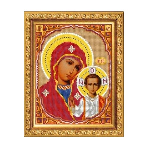 фото Набор для вышивания бисером "божия матерь "казанская" светлица