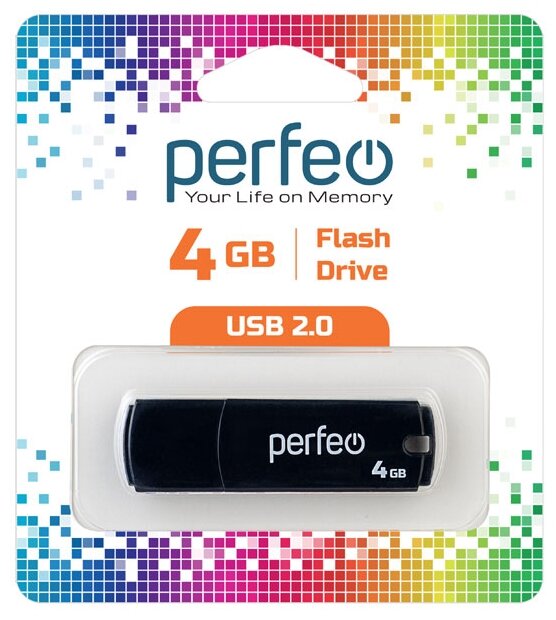 USB флешка Perfeo USB 4GB C05 Black